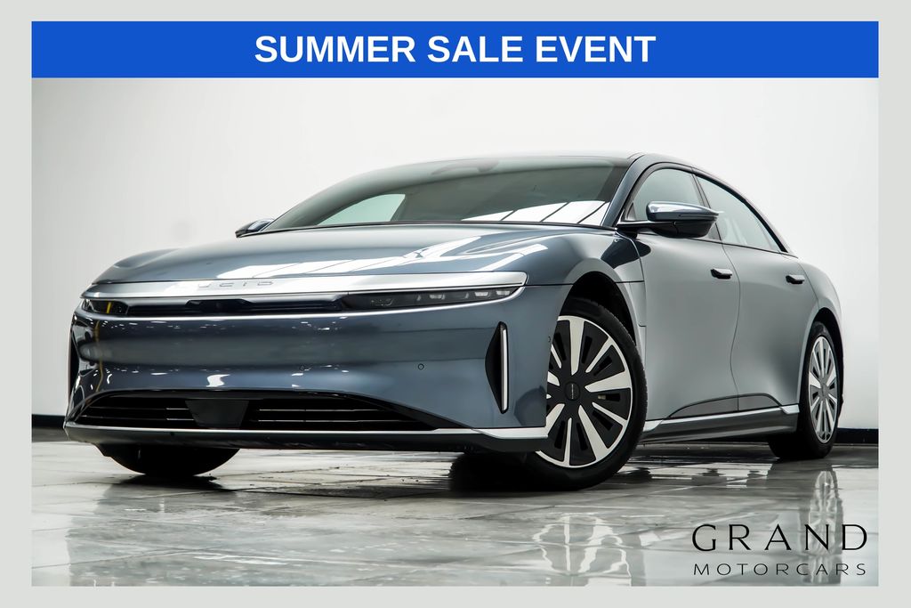 Gray 2024 Lucid Air Sedan All-Wheel Drive 1-Speed Automatic