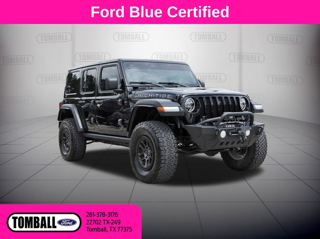 Black Clearcoat 2022 Jeep Wrangler SUV / Crossover Four-Wheel Drive 8-Speed Automatic