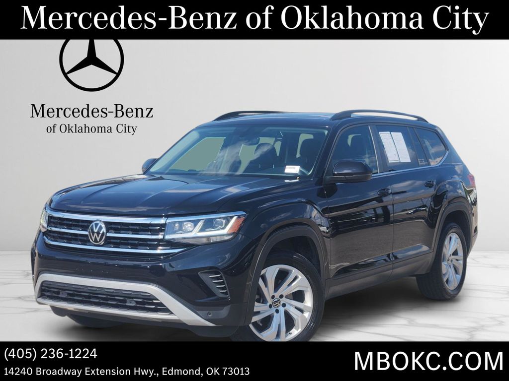 Deep Black Pearl 2021 Volkswagen Atlas SUV / Crossover All-Wheel Drive 8-Speed Automatic