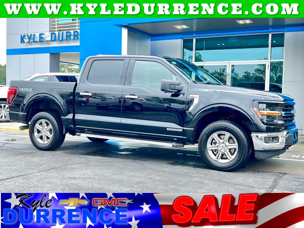 Agate Black Metallic 2024 Ford F-150 Pickup Truck Four-Wheel Drive Automatic