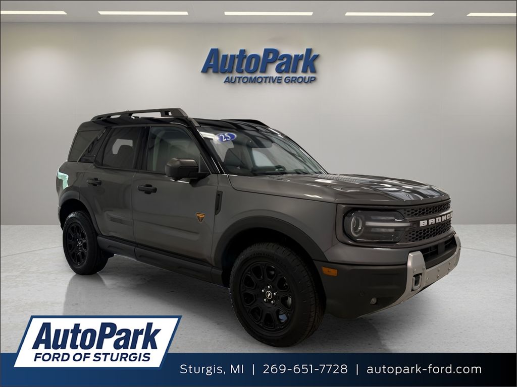 Gray Metallic 2025 Ford Bronco Sport Badlands AWD SUV / Crossover All-Wheel Drive 8-Speed Automatic