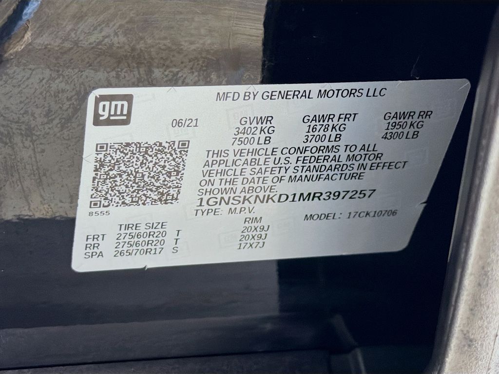 Used 2021 Chevrolet Tahoe SUV