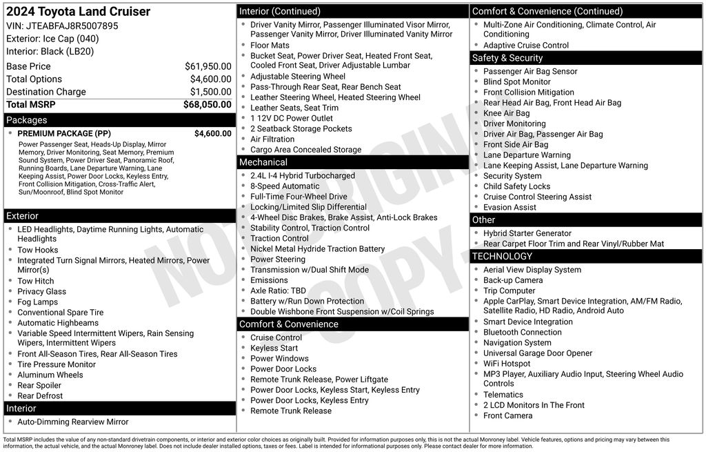 Used 2024 White Toyota Base image 4