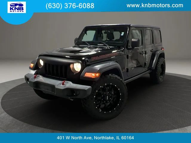 Black Clearcoat 2021 Jeep Wrangler Unlimited Rubicon 4WD SUV / Crossover Four-Wheel Drive 8-Speed Automatic