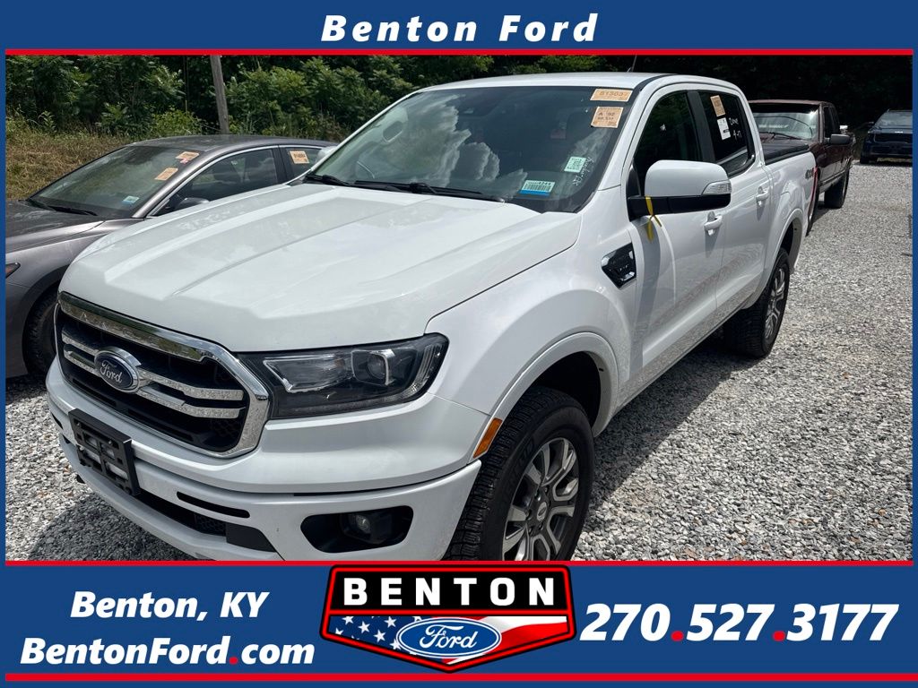White 2023 Ford Ranger Pickup Truck Four-Wheel Drive Automatic