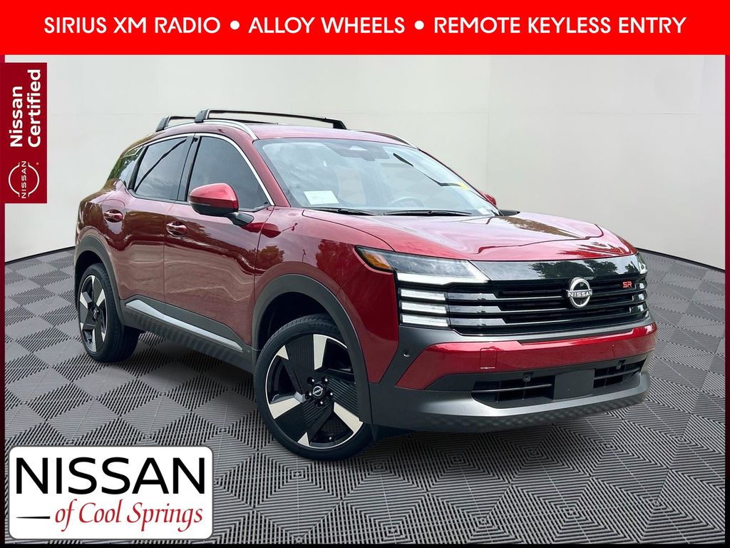 Red (Scarlet) 2025 Nissan Kicks SUV / Crossover All-Wheel Drive Continuously Variable Transmission
