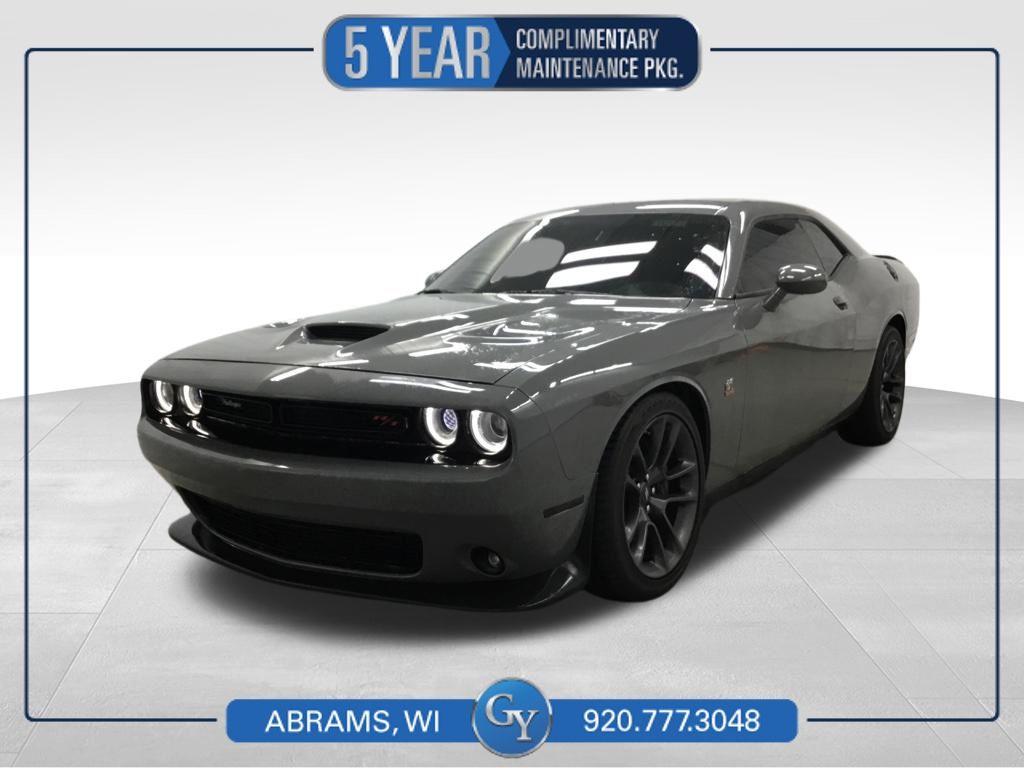 Destroyer Gray Clearcoat 2023 Dodge Challenger Coupe Rear-Wheel Drive 6-Speed Manual