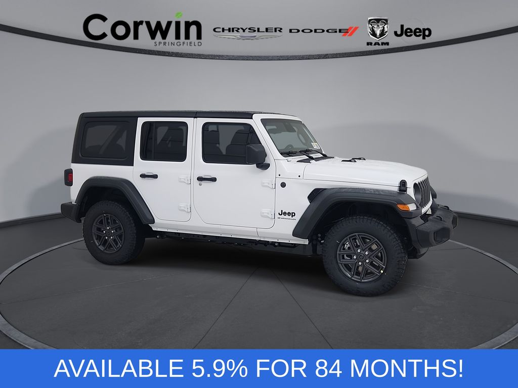 Bright White Clearcoat 2026 Jeep Wrangler SUV / Crossover Four-Wheel Drive 6-Speed Manual