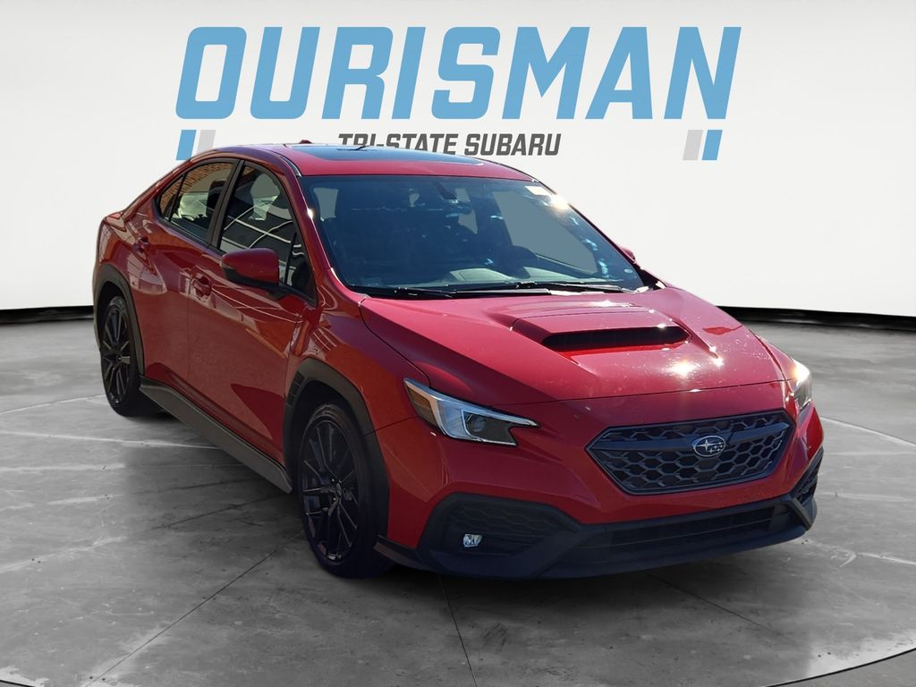 Red 2022 Subaru WRX Limited AWD Sedan All-Wheel Drive 6-Speed Manual