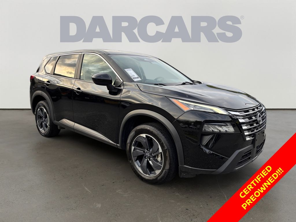 Super Black 2024 Nissan Rogue SUV / Crossover Front-Wheel Drive Continuously Variable Transmission