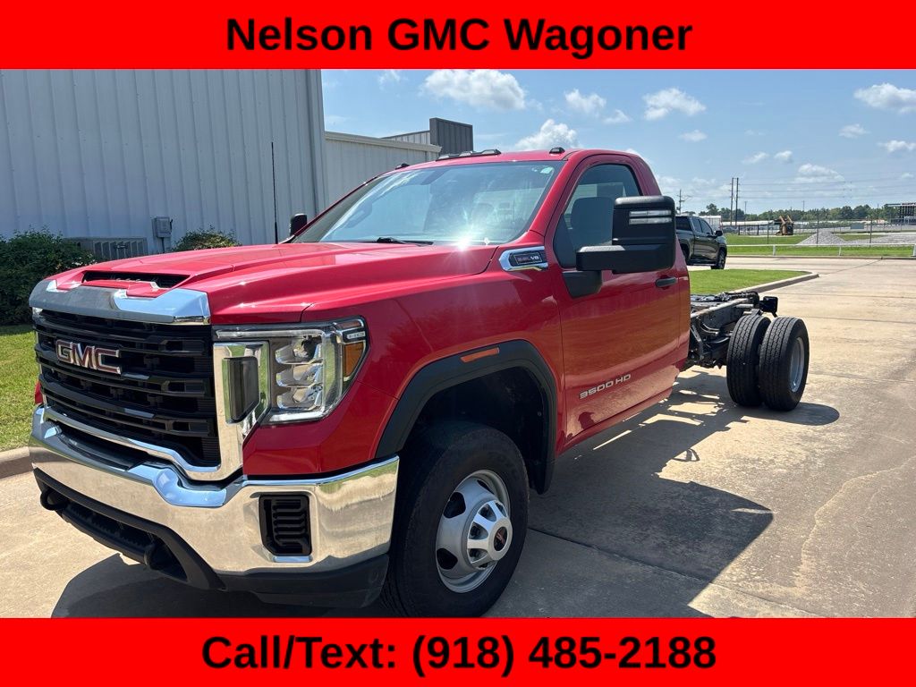 Cardinal Red 2021 GMC Sierra 3500HD Pickup Truck Four-Wheel Drive 6-Speed Automatic