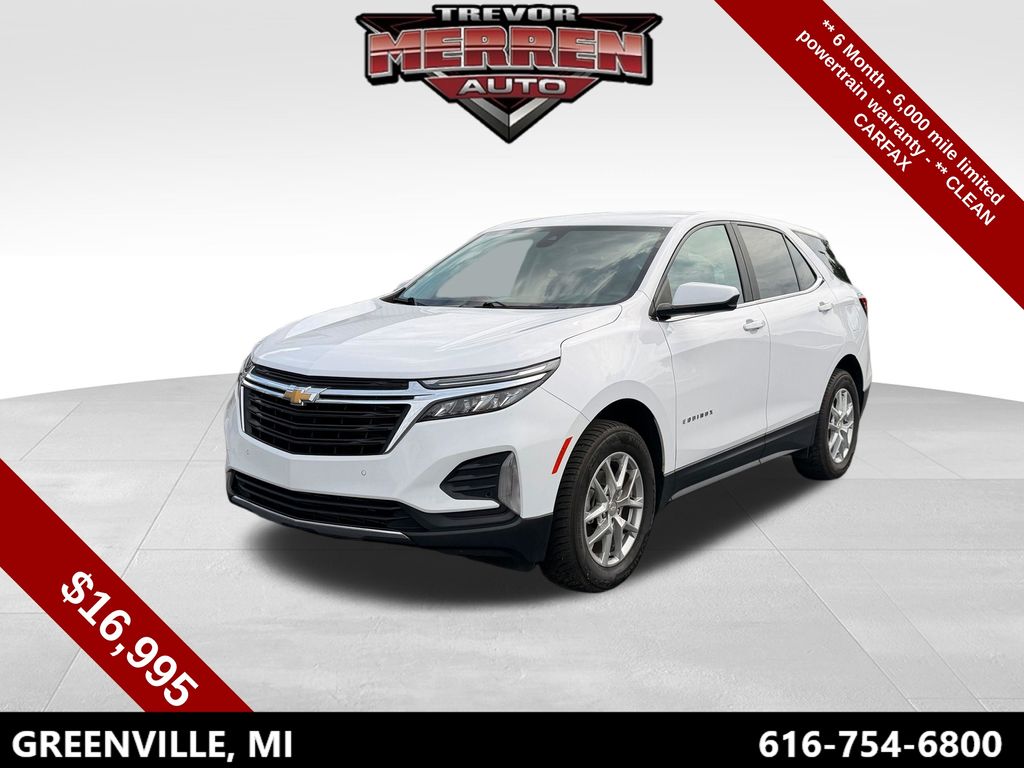 Summit White 2022 Chevrolet Equinox SUV / Crossover Four-Wheel Drive 6-Speed Automatic Overdrive