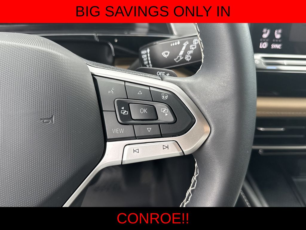 2024 Volkswagen Atlas Cross Sport 2.0T SE w/Technology Black at DeMontrond Gulf Freeway