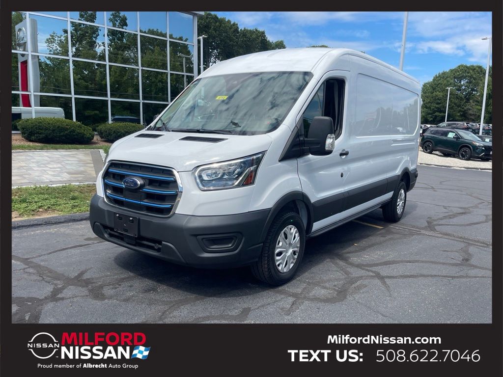 Oxford White 2023 Ford E-Transit Van Rear-Wheel Drive Automatic