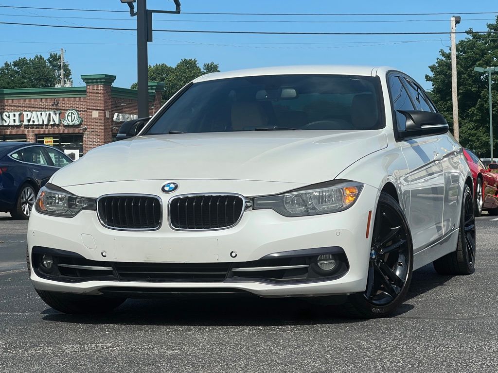 White Metallic 2016 BMW 3 Series 328i Sedan RWD Sedan Rear-Wheel Drive 8-Speed Automatic
