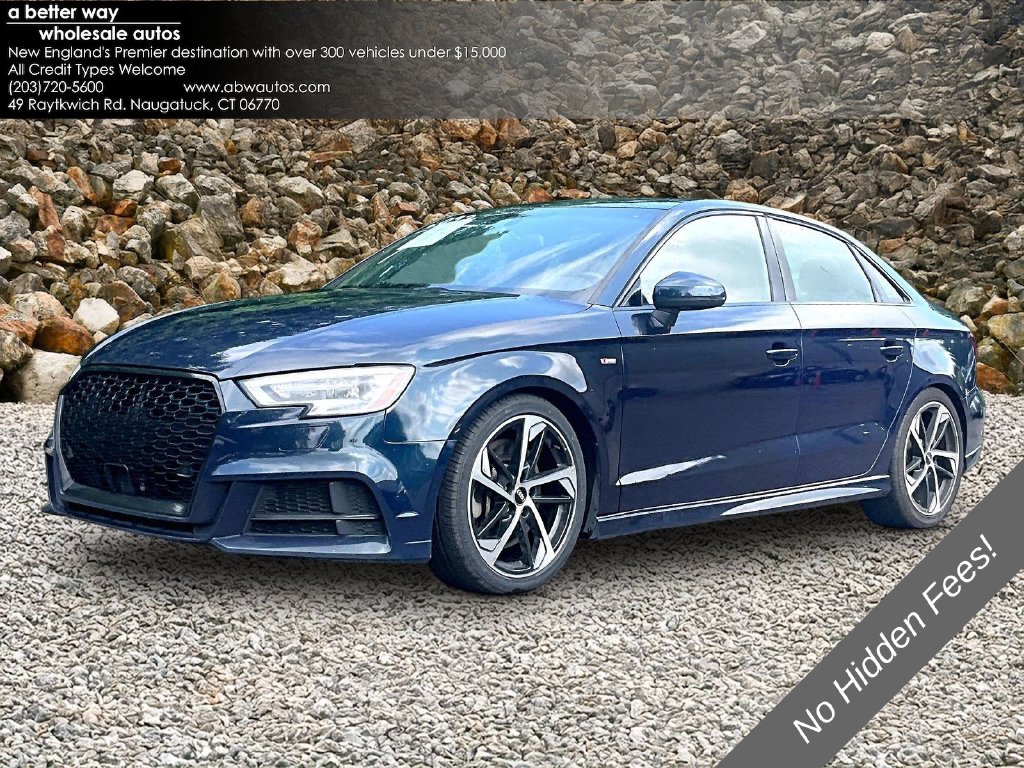 Cosmos Blue Metallic 2020 Audi A3 Sedan All-Wheel Drive 7-Speed Automatic
