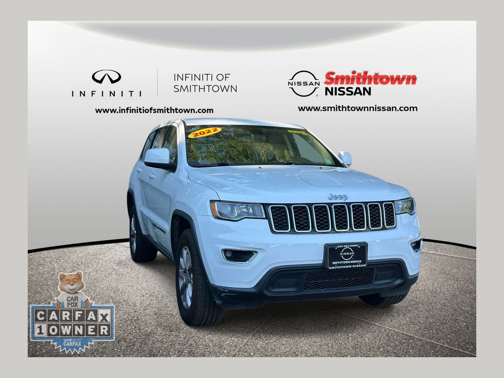 Bright White Clearcoat 2022 Jeep Grand Cherokee SUV / Crossover Four-Wheel Drive 8-Speed Automatic