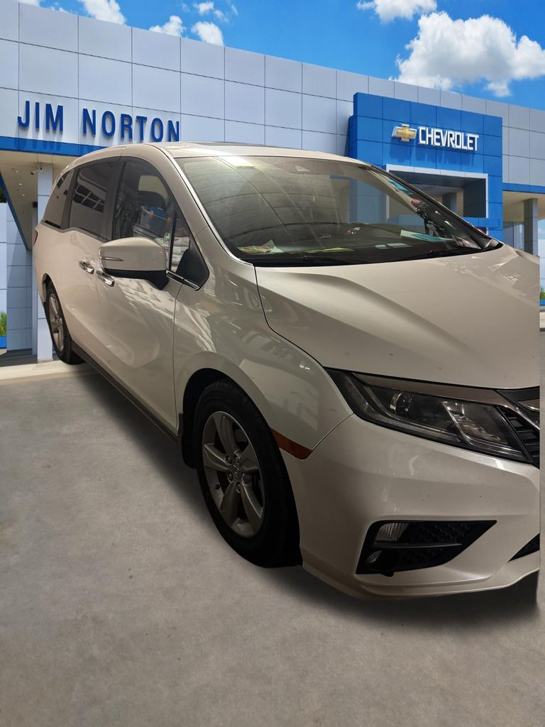 White 2020 Honda Odyssey EX-L FWD Minivan Front-Wheel Drive Automatic