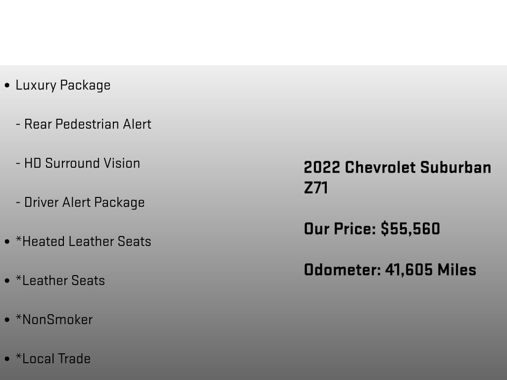 2022 Chevrolet Suburban Z71 Red at Carlisle Cadillac Buick GMC
