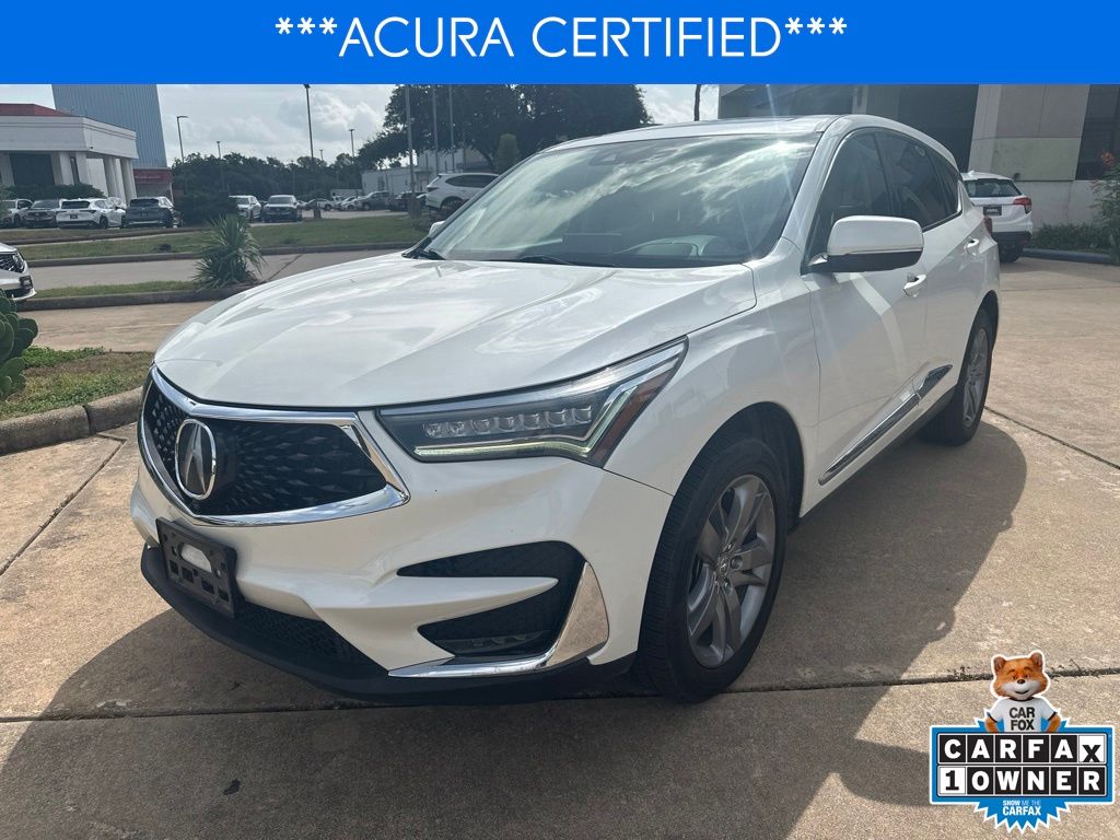 White Diamond Pearl 2019 Acura RDX SUV / Crossover All-Wheel Drive Automatic