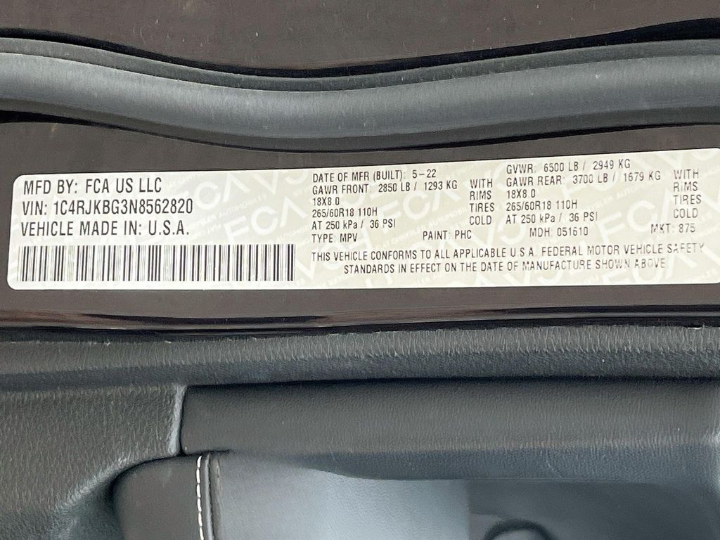 Used 2022 Orange Jeep Limited image 34