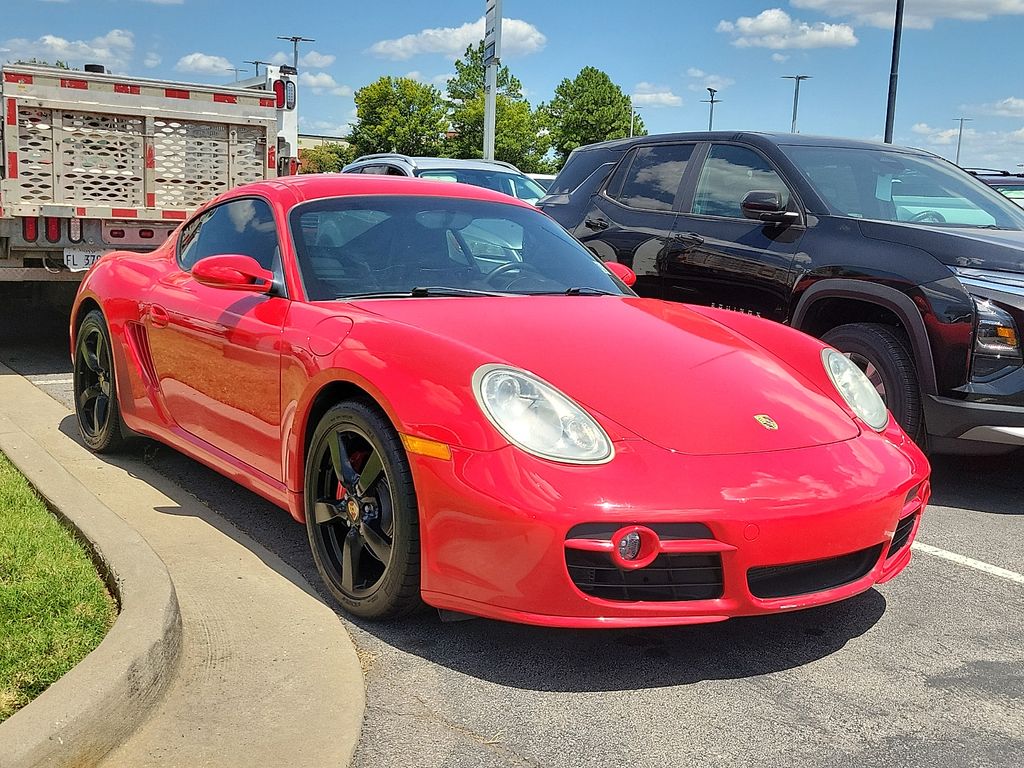 Red 2006 Porsche Cayman Coupe Rear-Wheel Drive 5-Speed Automatic
