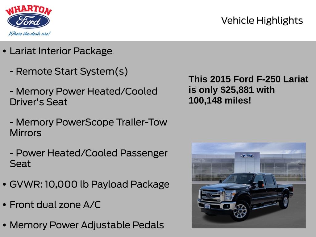 2015 Ford F-250SD Lariat - 10