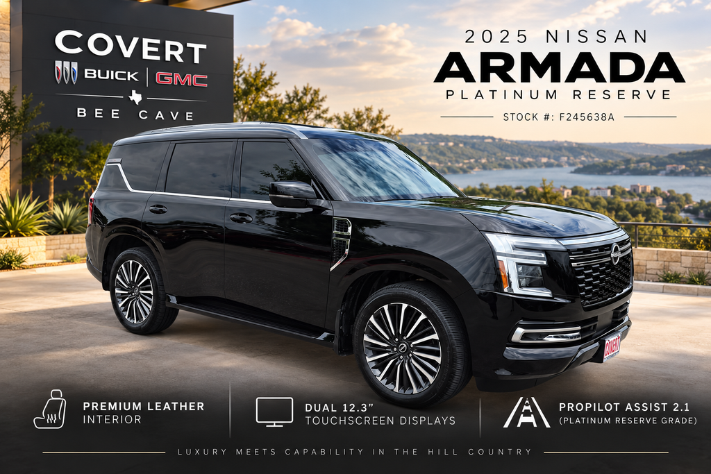 Super Black 2025 Nissan Armada SUV / Crossover Four-Wheel Drive 9-Speed Automatic