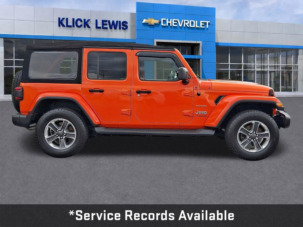 2018 Jeep Wrangler Unlimited Sahara Orange at South Hills CDJR