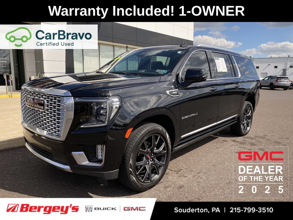 Onyx Black 2023 GMC Yukon XL SUV / Crossover Four-Wheel Drive 