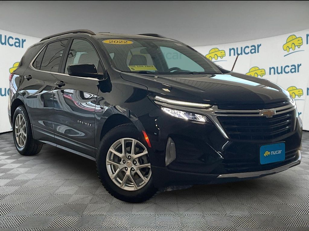 Mosaic Black Metallic 2022 Chevrolet Equinox LT AWD with 1LT SUV / Crossover Four-Wheel Drive 6-Speed Automatic Overdrive