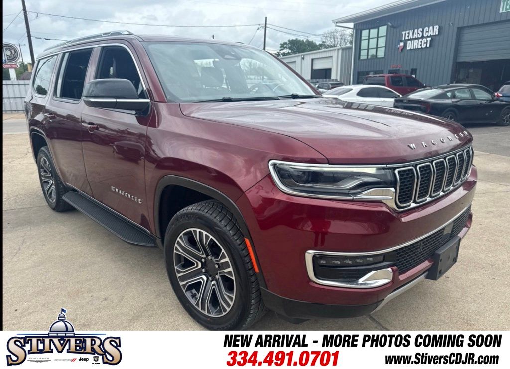 Velvet Red Pearlcoat 2024 Jeep Wagoneer Series II 4WD SUV / Crossover Four-Wheel Drive 8-Speed Automatic