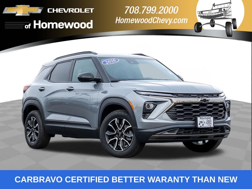 Sterling Gray Metallic 2026 Chevrolet Trailblazer SUV / Crossover Four-Wheel Drive 9-Speed Automatic