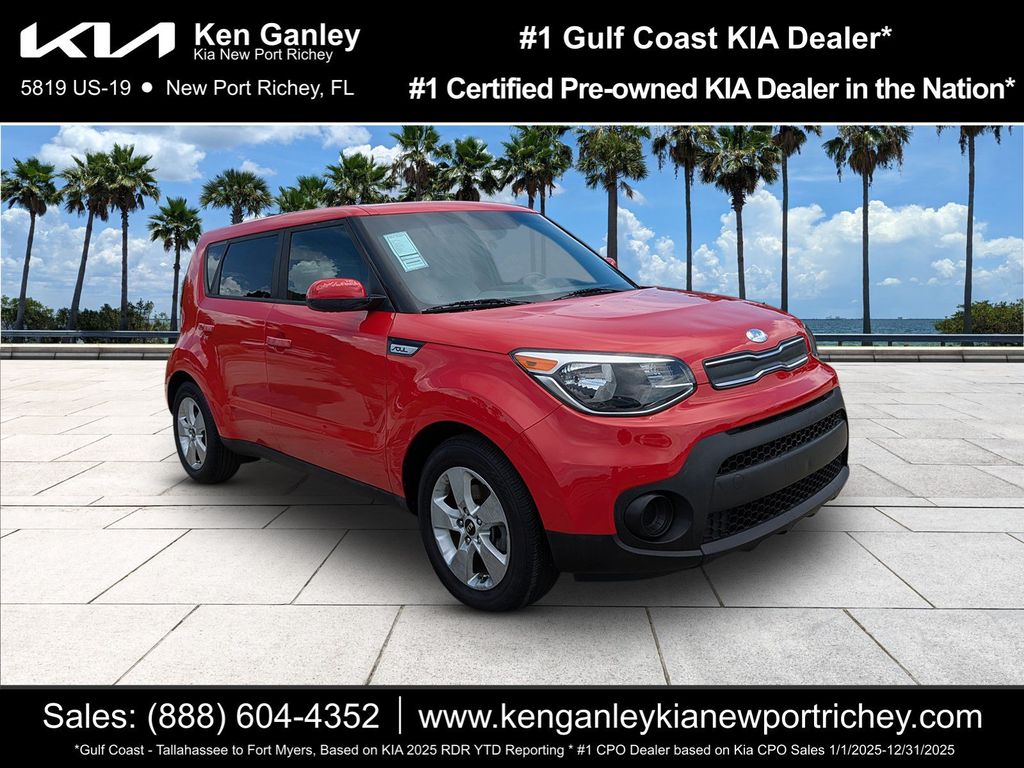 Inferno Red 2019 Kia Soul Wagon Front-Wheel Drive 6-Speed Automatic