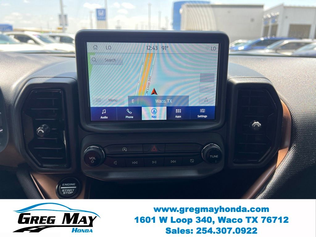 2023 Ford Bronco Sport Outer Banks Black at Greg May Honda