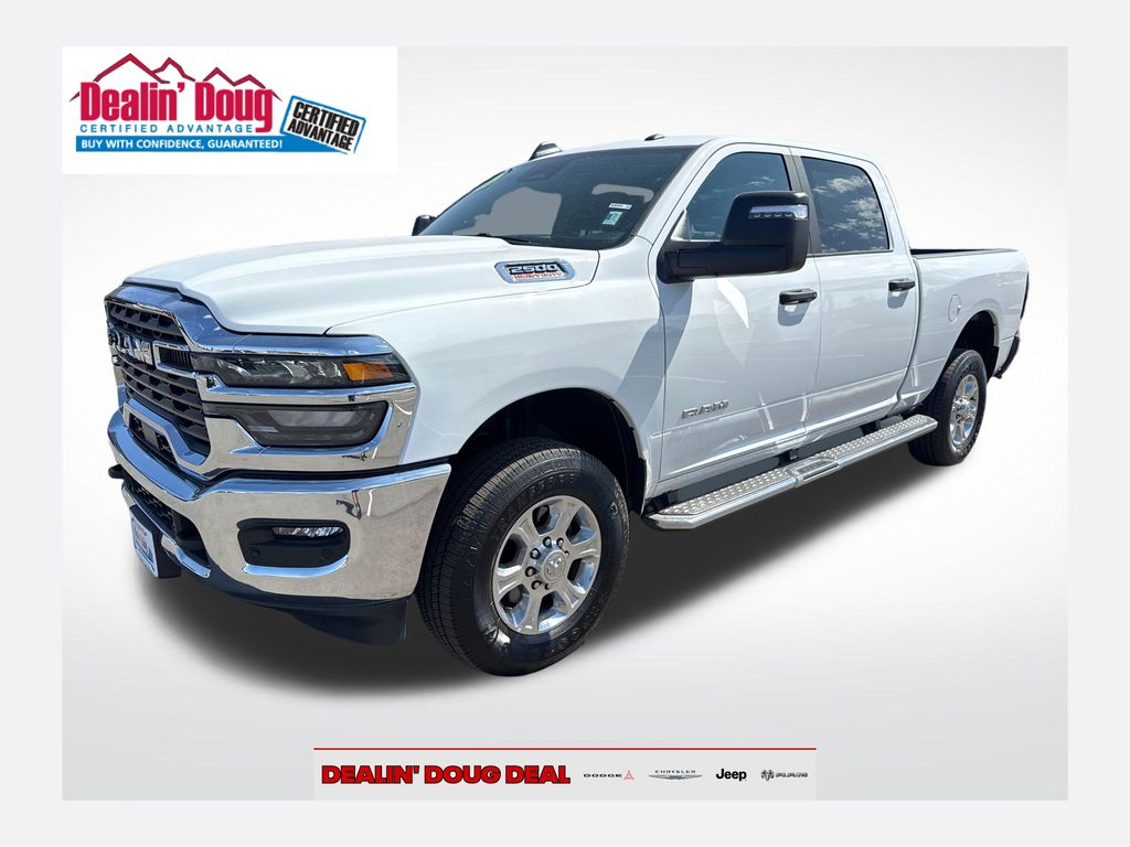 Bright White Clearcoat 2026 RAM 2500 Pickup Truck Four-Wheel Drive 8-Speed Automatic