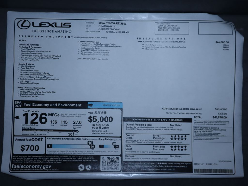 Thumbnail: 2026 Lexus RZ - 9