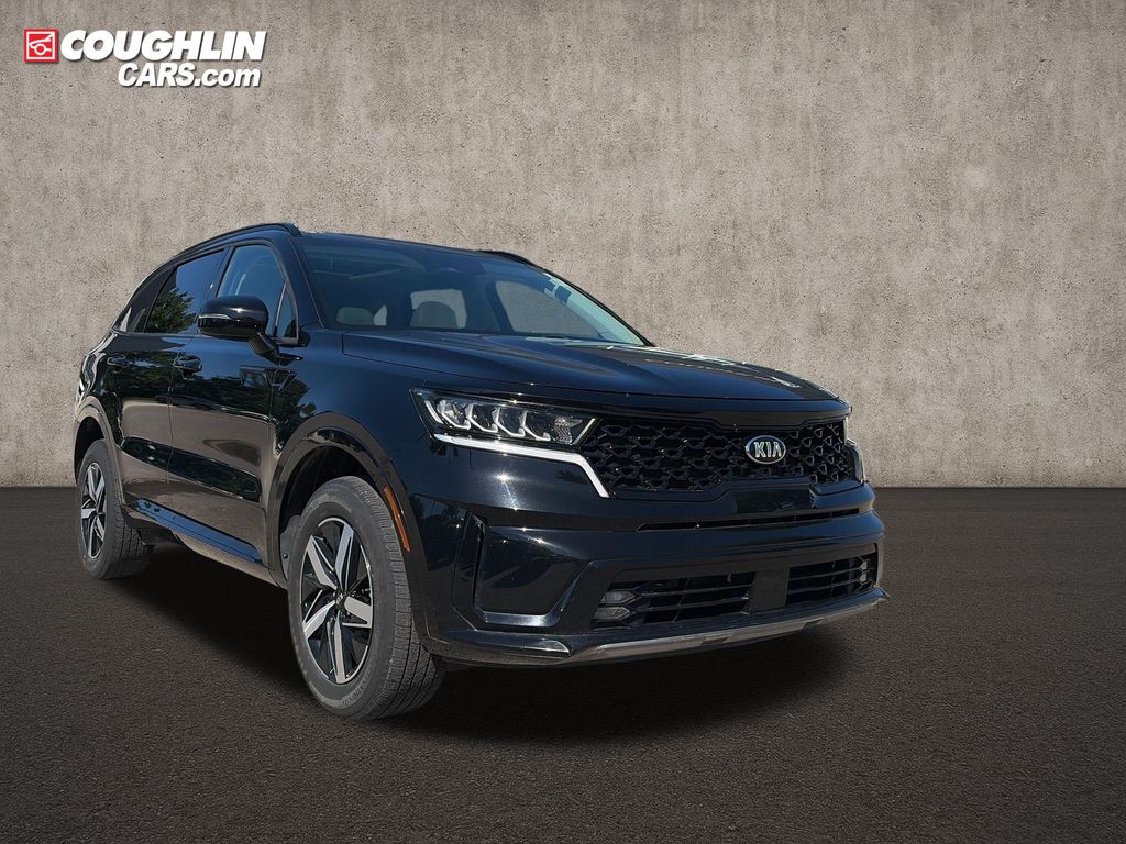 Ebony Black 2021 Kia Sorento SUV / Crossover All-Wheel Drive 8-Speed Dual Clutch