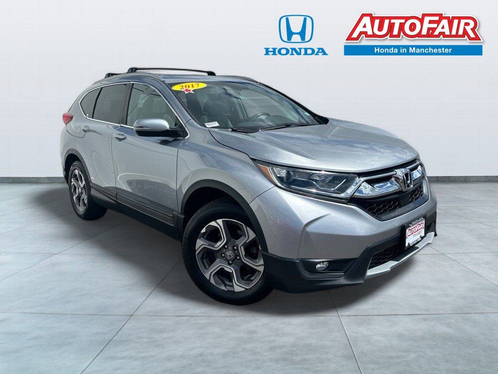 Lunar Silver Metallic 2017 Honda CR-V EX AWD SUV / Crossover All-Wheel Drive Continuously Variable Transmission