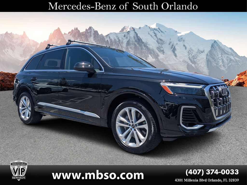 Mythos Black Metallic 2025 Audi Q7 SUV / Crossover All-Wheel Drive 8-Speed Automatic