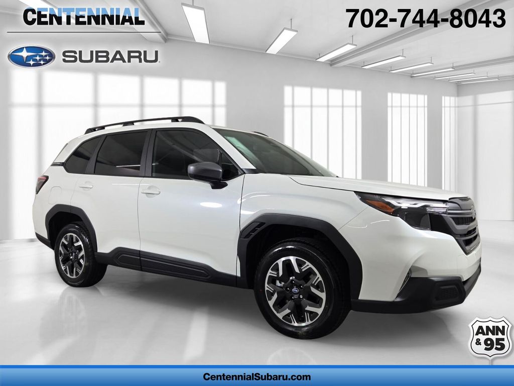 Crystal White Pearl 2026 Subaru Forester Crossover AWD SUV / Crossover All-Wheel Drive Continuously Variable Transmission