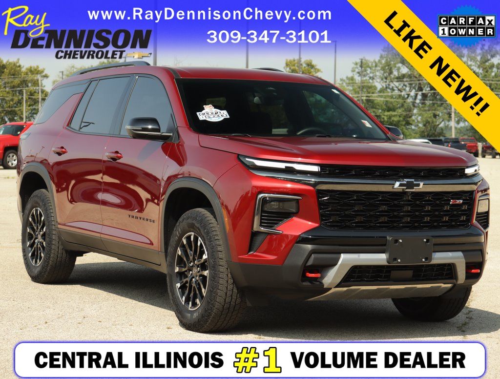 Radiant Red Tintcoat 2024 Chevrolet Traverse Z71 AWD SUV / Crossover Four-Wheel Drive 8-Speed Automatic