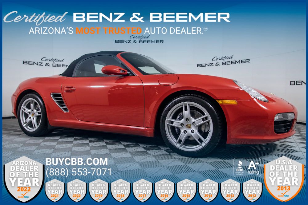 Red 2006 Porsche Boxster Base Convertible Rear-Wheel Drive 6-Speed Manual Overdrive