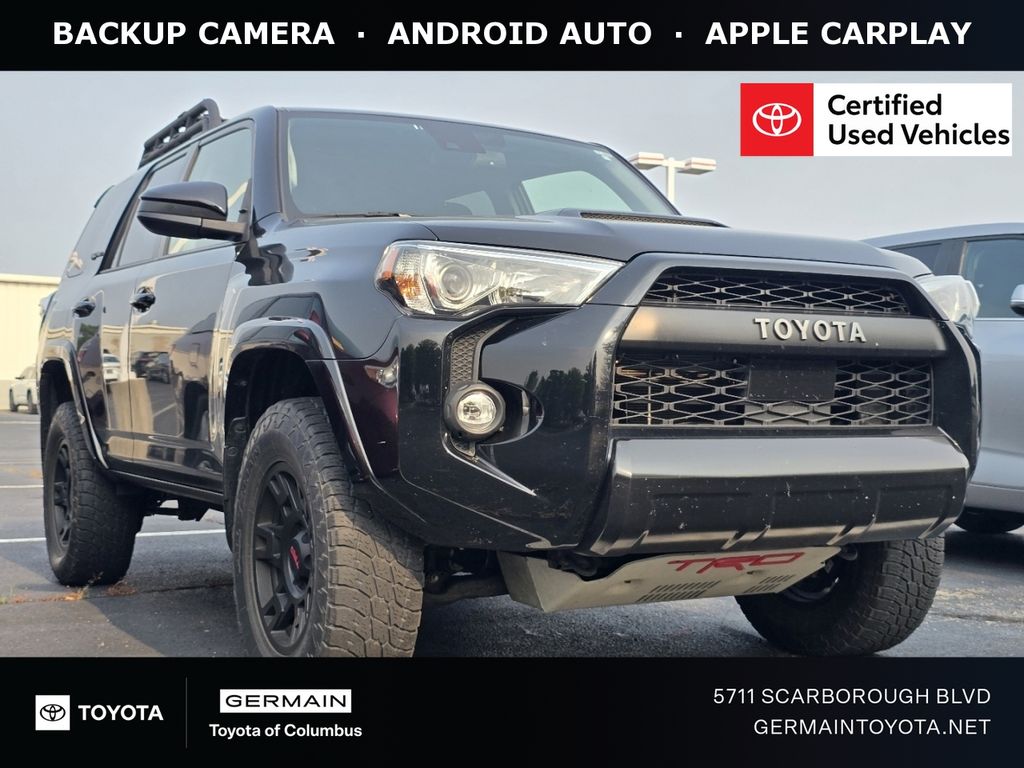 Midnight Black Metallic 2020 Toyota 4Runner SUV / Crossover Four-Wheel Drive 5-Speed Automatic Overdrive