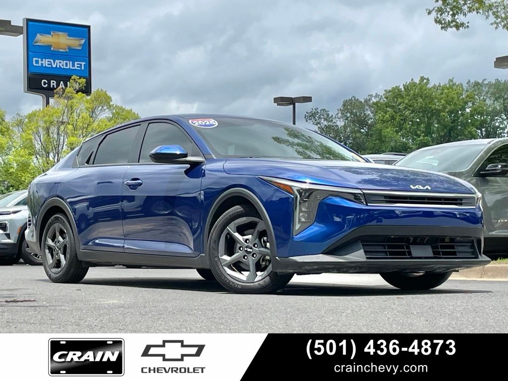 Deep Sea Blue 2025 Kia K4 Sedan Front-Wheel Drive Continuously Variable Transmission