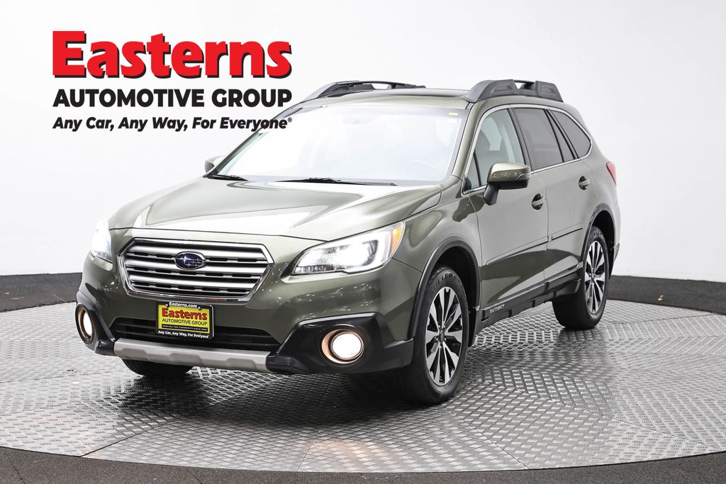 Wilderness Green Metallic 2016 Subaru Outback 3.6R Limited Wagon All-Wheel Drive Continuously Variable Transmission