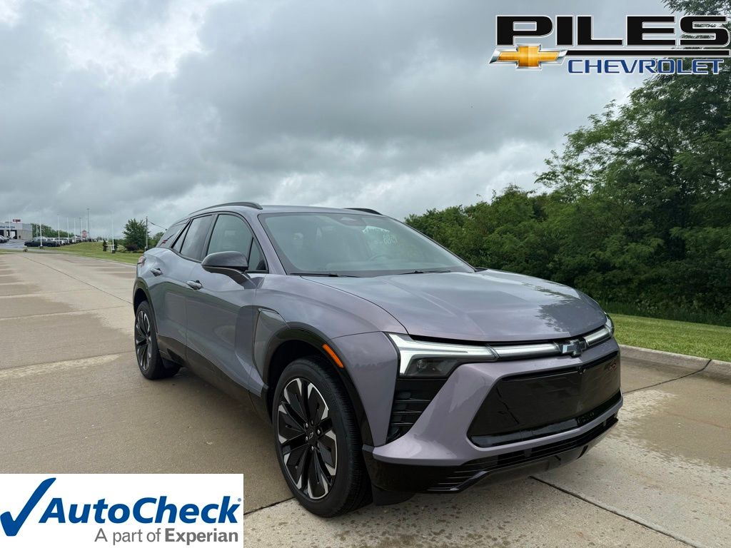 Galaxy Gray Metallic 2025 Chevrolet Blazer EV RS eAWD SUV / Crossover All-Wheel Drive 1-Speed Automatic