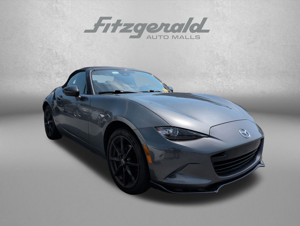 Machine Gray 2021 Mazda MX-5 Miata Convertible Rear-Wheel Drive 6-Speed Automatic
