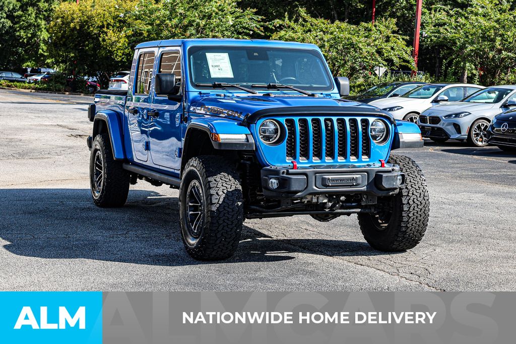 Used 2021 Blue Jeep Rubicon image 4