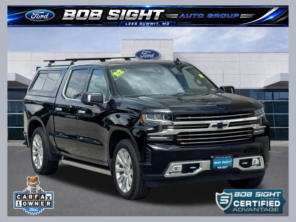 Black 2022 Chevrolet Silverado 1500 Pickup Truck Four-Wheel Drive Automatic